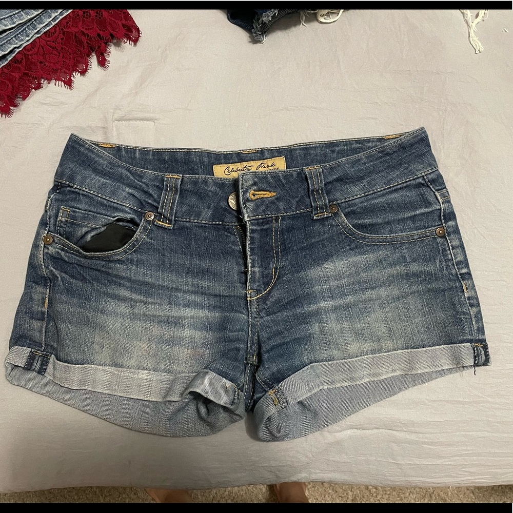 Jean shorts low rise